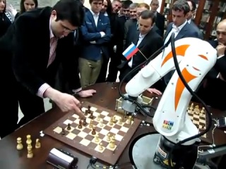 kramnik - ex-world chess champion against a robot