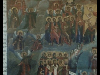 the guide of the museum of the history of orthodoxy on the land of kuznetsk, art critic lyudmila vladimirovna olenich, tells about the icon of the last judgment